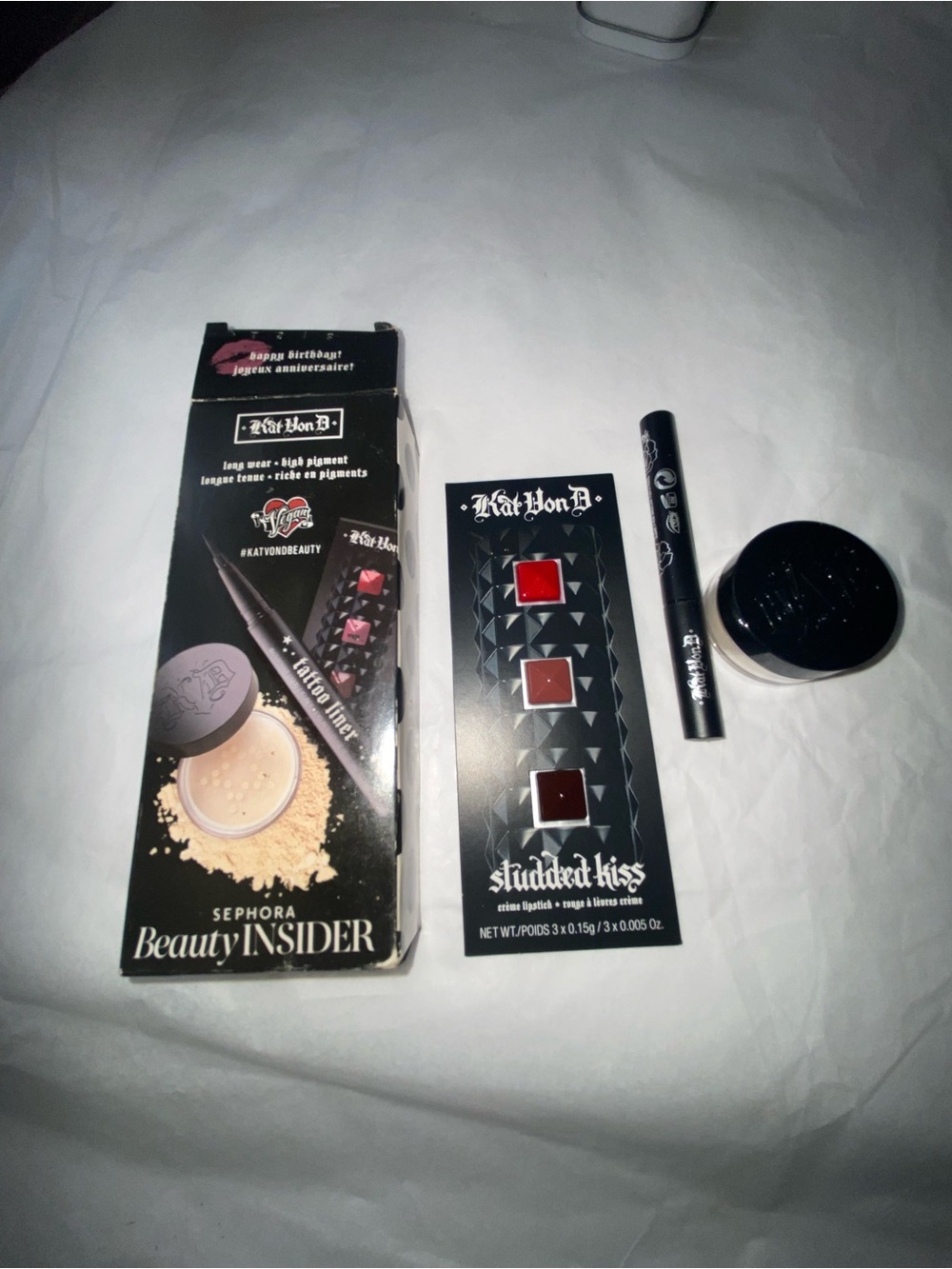 Kat Von D Studded Kiss Lipstick Trio - Deep Red Variety